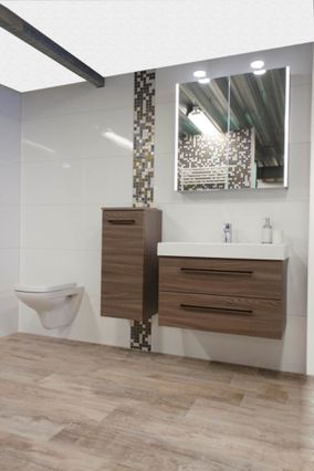 Badkamer meubels met houtlook